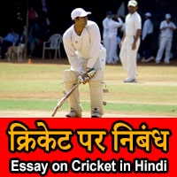 cricket par nibandh