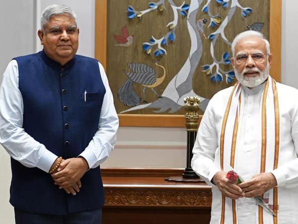jagdeep dhankhar and prime minister narendra modi