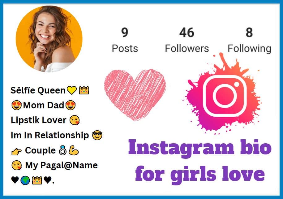 instagram bio for girls love